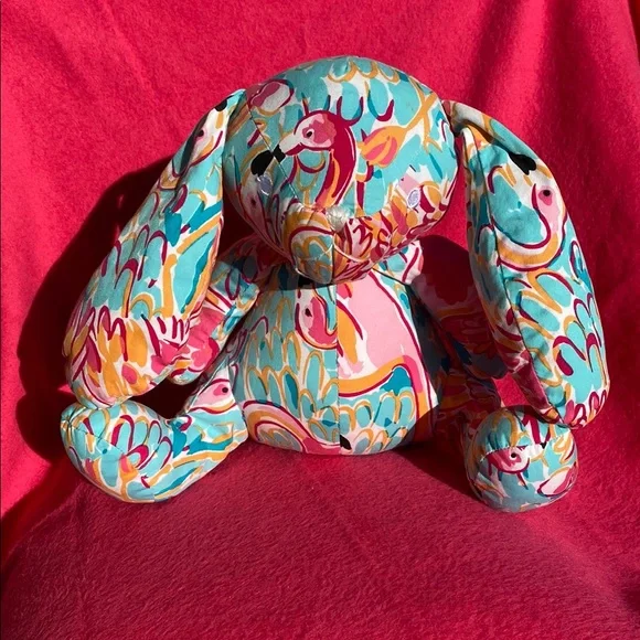 Lilly Pulitzer Colorful EASTER Plush Bunny - Picture 1 of 6